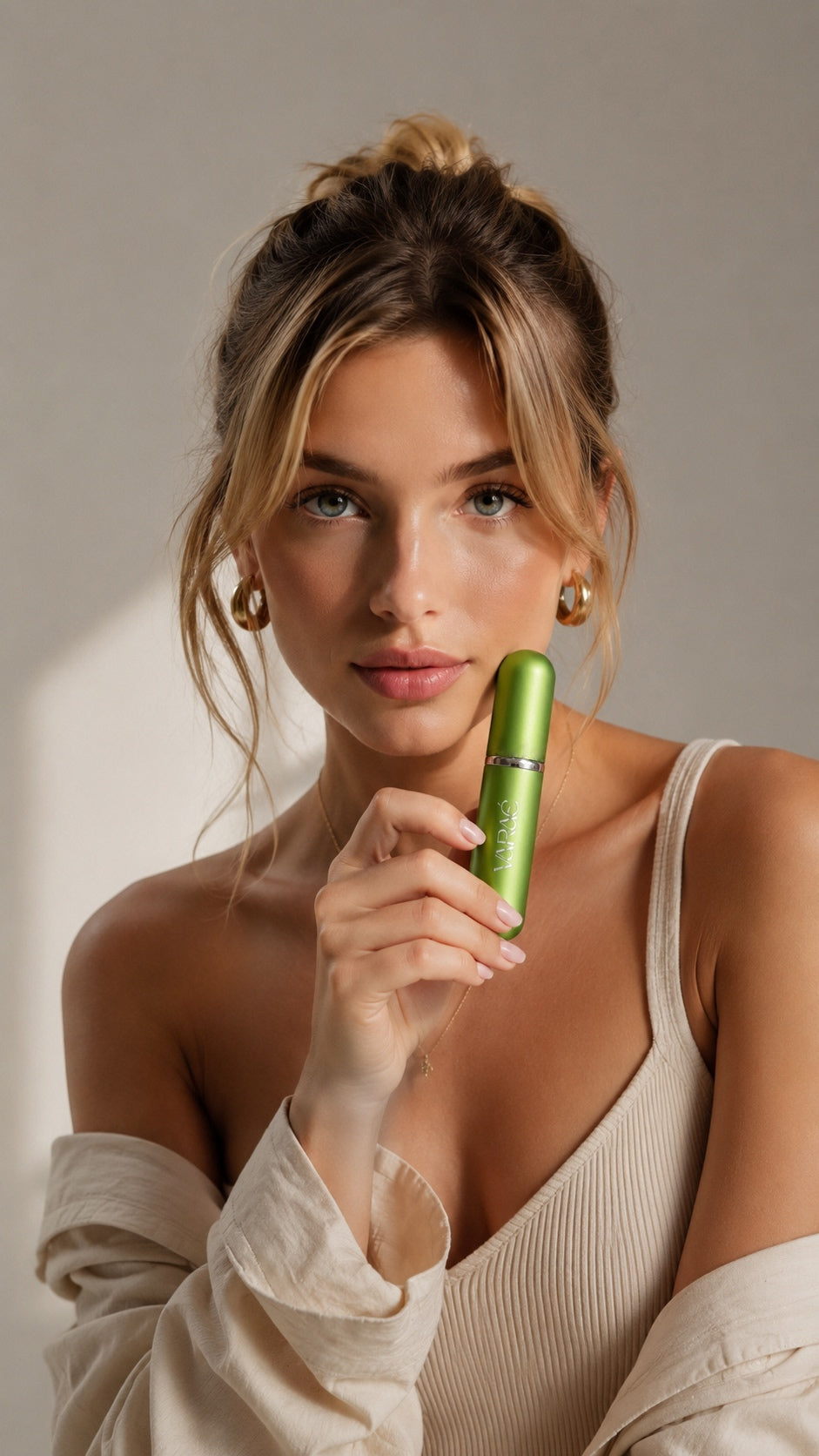 Lush Green · VARAÉ ANCHOR Ayurvedic nasal inhaler for stress relief and motion sickness