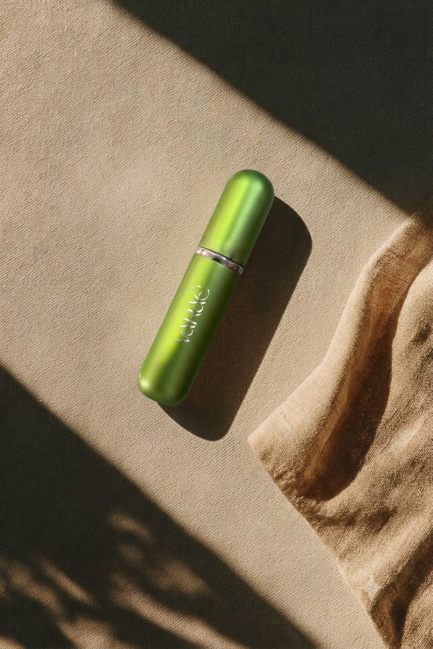 Lush Green · VARAÉ ANCHOR inhaler pack showing AYUSH licence and botanicals